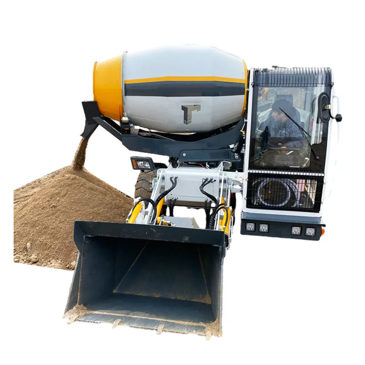 Mixer Pump Machine Self loading Small Portable Concrete Mixer Truck With High Quality