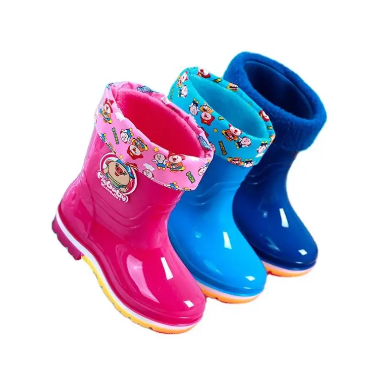 QZHR 2020 rain boots bag for children waterproof shoes