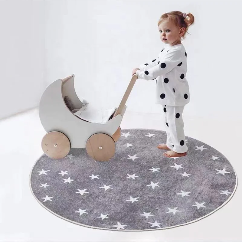 Good quality round rug for kids play mat