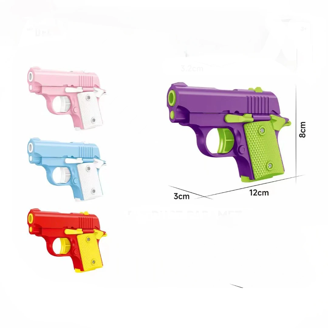Pistol Printed Gravity Fidget Gun Promotion Gift Toy Stress Relief Plastic Mini 1911 3D for Kids Charge Unisex Promotional Gift