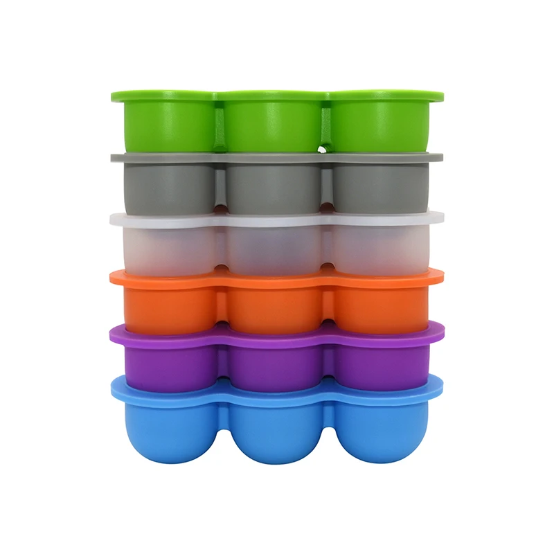 Fast Shipping Bpa-Free Spill-Proof Design Baby Food Storage Container Homemade Cake Vegetable Fruit Puree Breast Milk