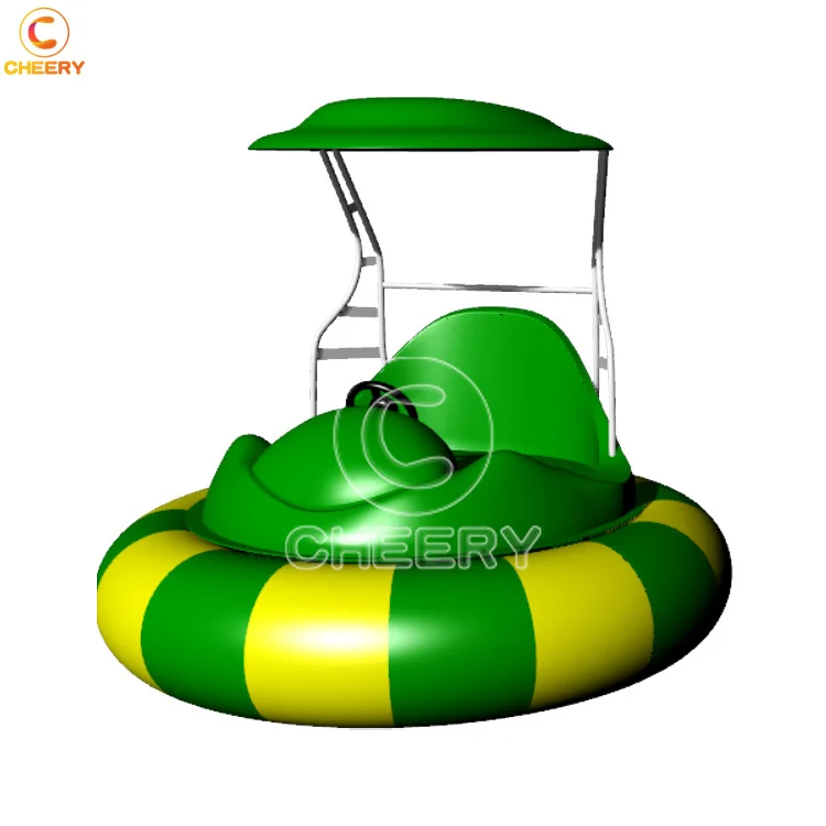 Water park swimming pool floating inflatable games aqua bumper boats electric motorized bumper boat