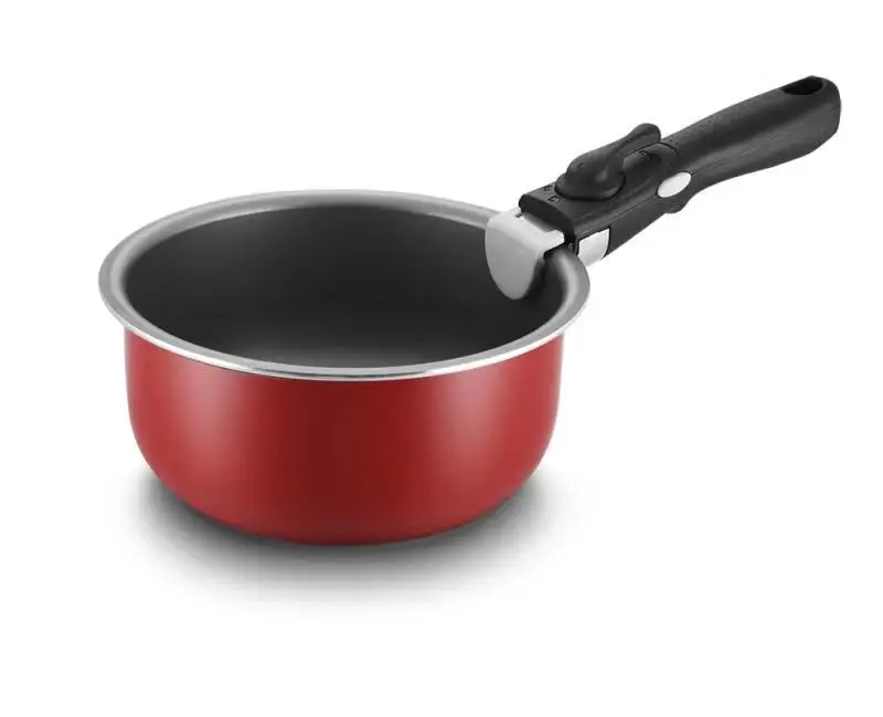 Высококачественная антипригарная алюминиевая посуда, наборы кастрюль для жарки, кастрюль, набор кастрюль со съемной ручкой