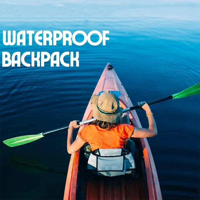 Custom Outdoor Safe Belt Pack Backpack Lightweight Travel Sport Floating Waterproof Dry Bag With Logo