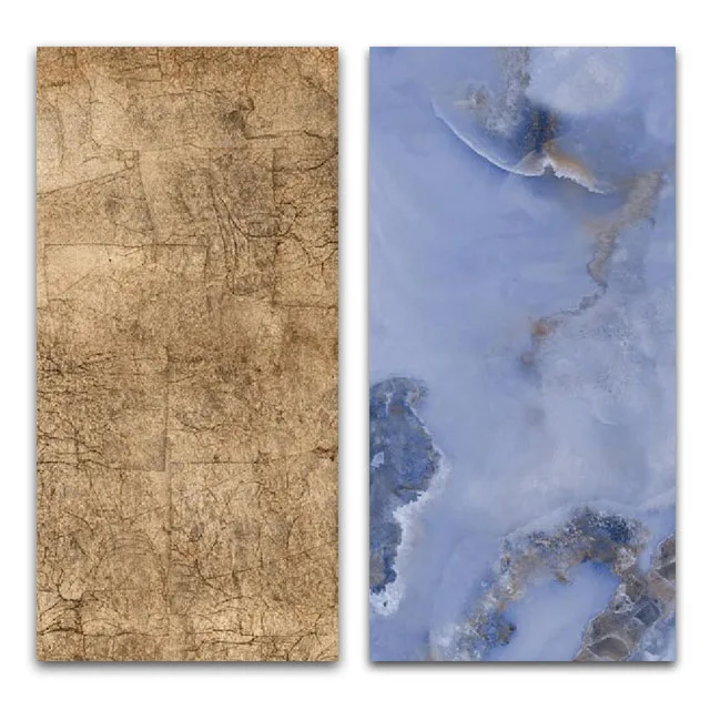 High Glossy Polished Glazed Tiles 600x1200mm White Marble Stone Look for Kitchen Floor and Wall Tiles