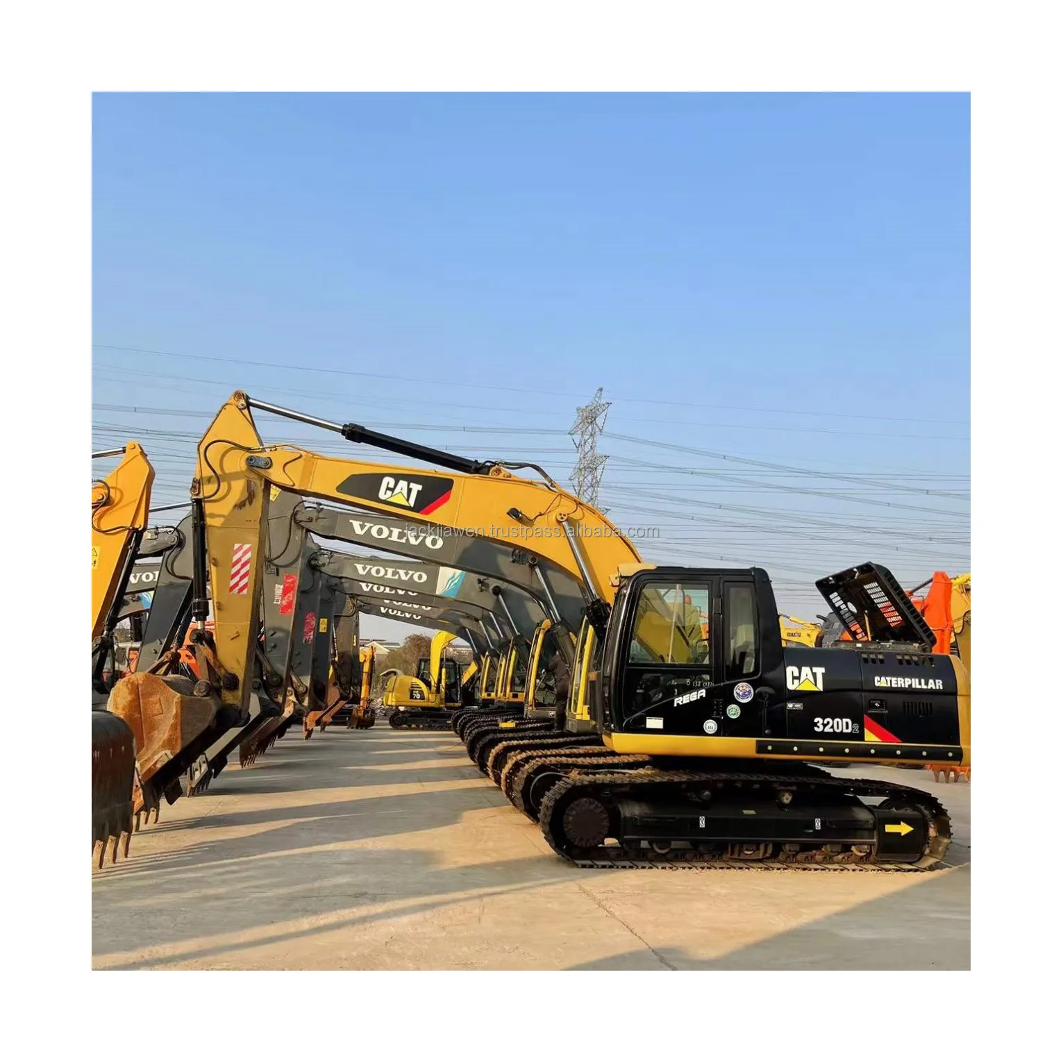 Эксклюзивный оригинальный японский экскаватор CAT 320D cat 315/320/323 гусеничный на складе с сертификатом ce/epa