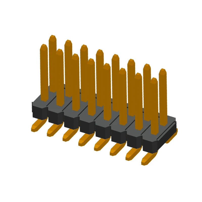  Pin Header Terminals Block Type Connector 1.27 mm Pitch Male Auto parts SMT Tubular Cable