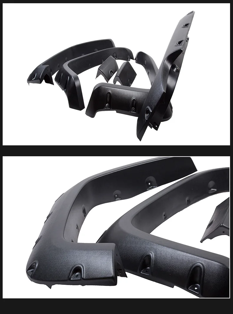 High quality Wheel trim fender with light car wheel eyebrow for FJ LAND CRUISER