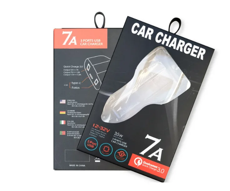 Dual usb QC3.0+PD fast car smart battery charger USB Charger Quick Charge 3.0 for car
