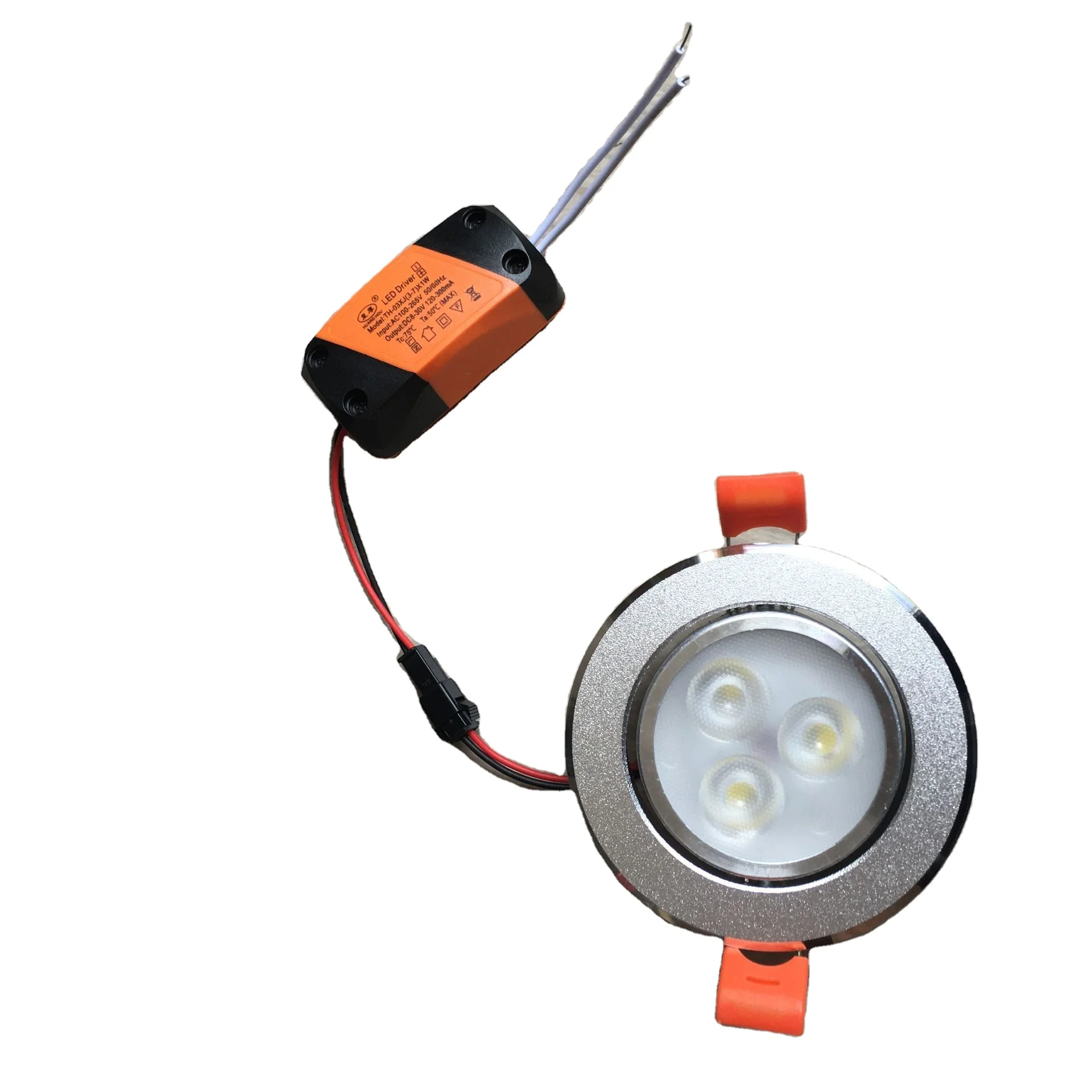 3W led down light embedded round indoor light spot light