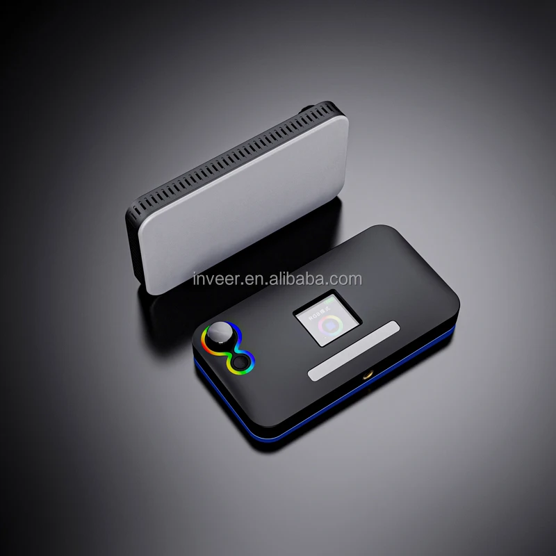 inveer Photographic Lighting supplementary LED  Light on-Camera Photography Fill Light DV-L7RGB  for mobile phone or DV