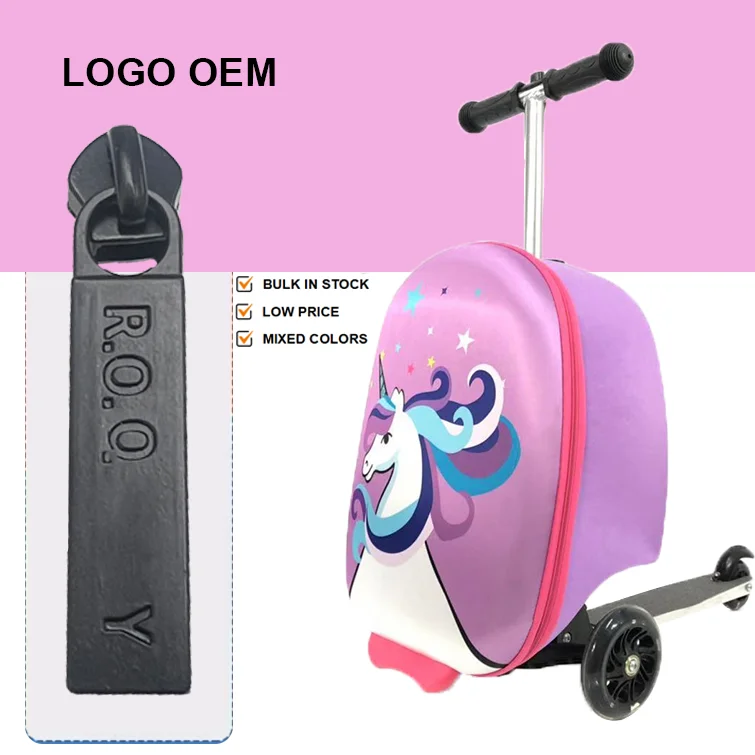 Hot selling new Design carry on 19 inch Children Luggage bag Scooter Suitcase With Wheels Skateboard