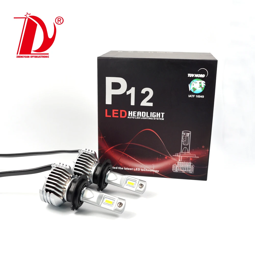 2024 Luxfighter HOT High Quality P12 90 watt 13000lm auto lighting system led headlight bulb h7 h4 hid