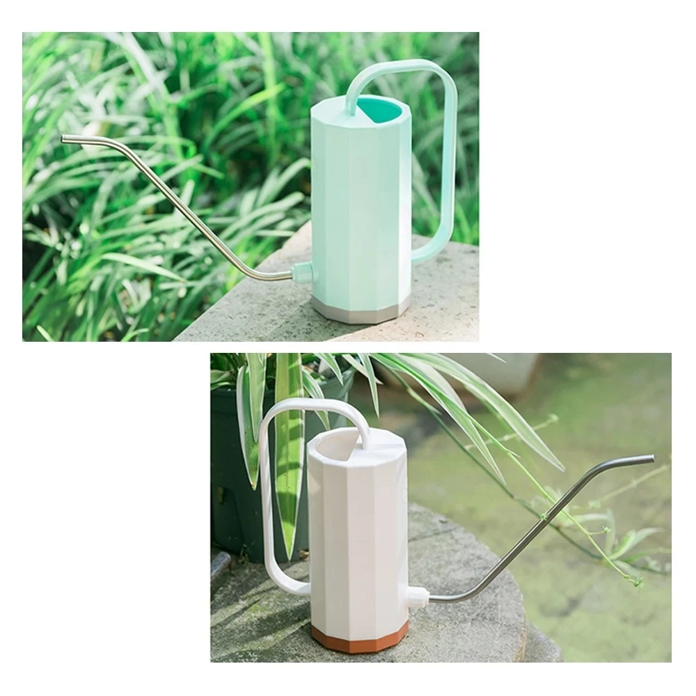  Long Spout Watering Can 1.2L Plastic Garden
