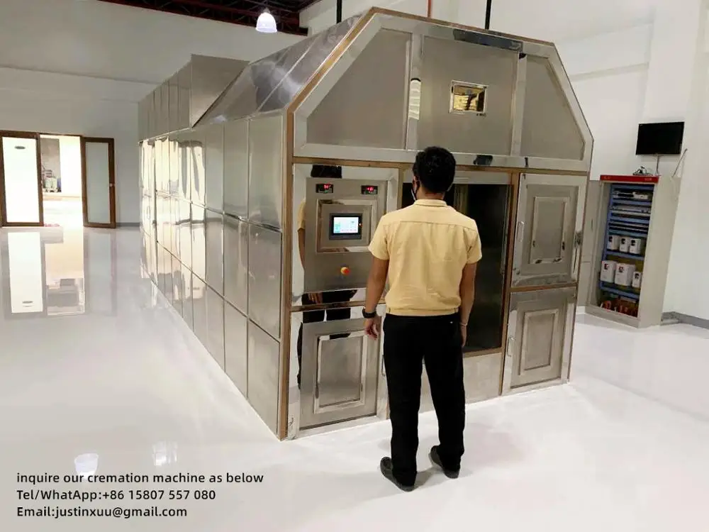 
2022 Movable High Efficiency Cremation Incinerators Furnace for Human Containerized Package CE 380V 