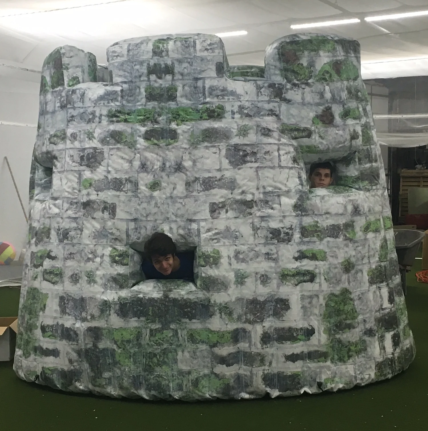 Tactical  bunker paintball course inflatable paintball castle  for shooting goal