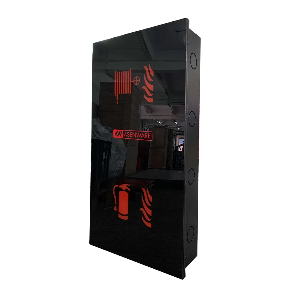 Stainless Steel Fire Hose Reel Cabinet Complete Box Fire Fighting Equipment System Fire Extinguisher Cabinet