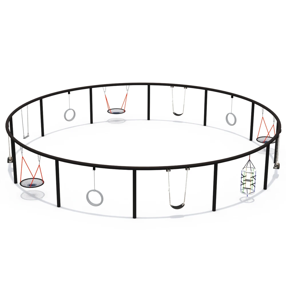 
High Quality Large Outdoor Playground Swing Equipment For Children 