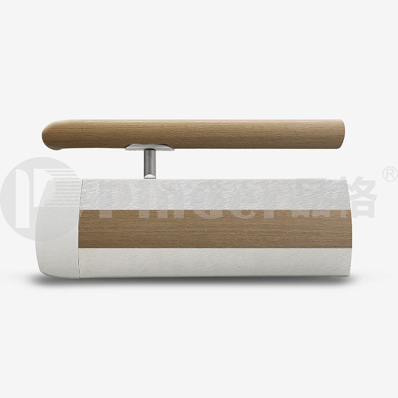 PVC handrail in hospital corridor secure wall rail