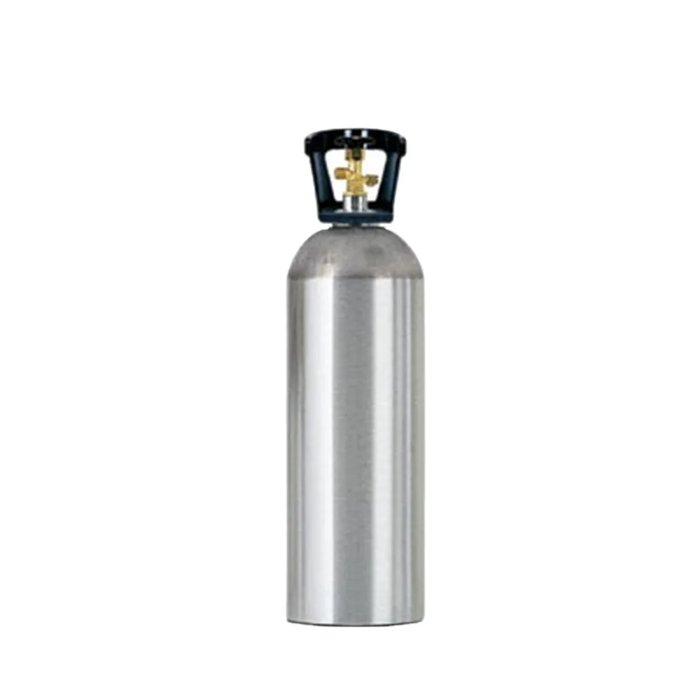 DOT3AL 2.5lb 5lb 15lb 20lbs co2 tank aluminum co2 cylinder gas bottle