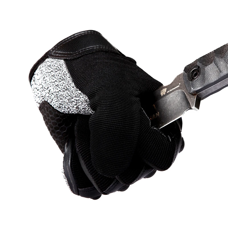 PTG Outdoor Climbing Fitn Riding Gloves Anti-Cut Anti-Slip Anti-Heat Functions Work Protection Safety Tactical Gloves