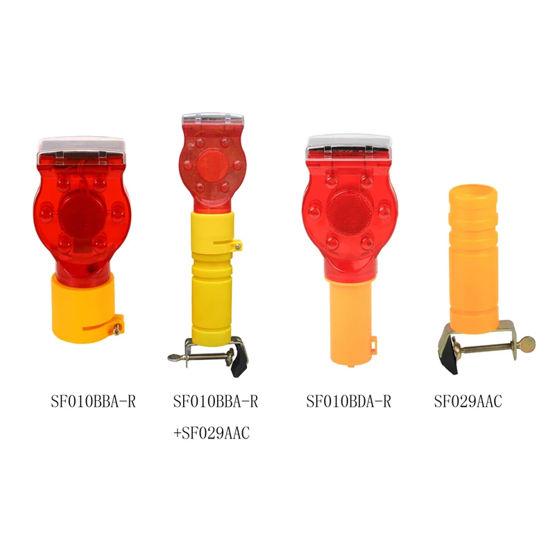 Solar warning light solor powered