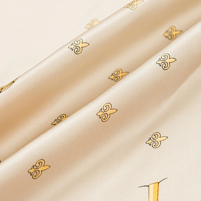 
Silk Scarf Wholesale High Quality Luxury Silk Head Hair Hijab Scarf Printed Square 16MM 89*89cm 100%Pure Silk Scarf For Women 