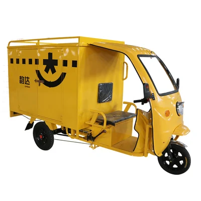 Hot Sale 48V 800W Battery Tricycle with Cabin for Express