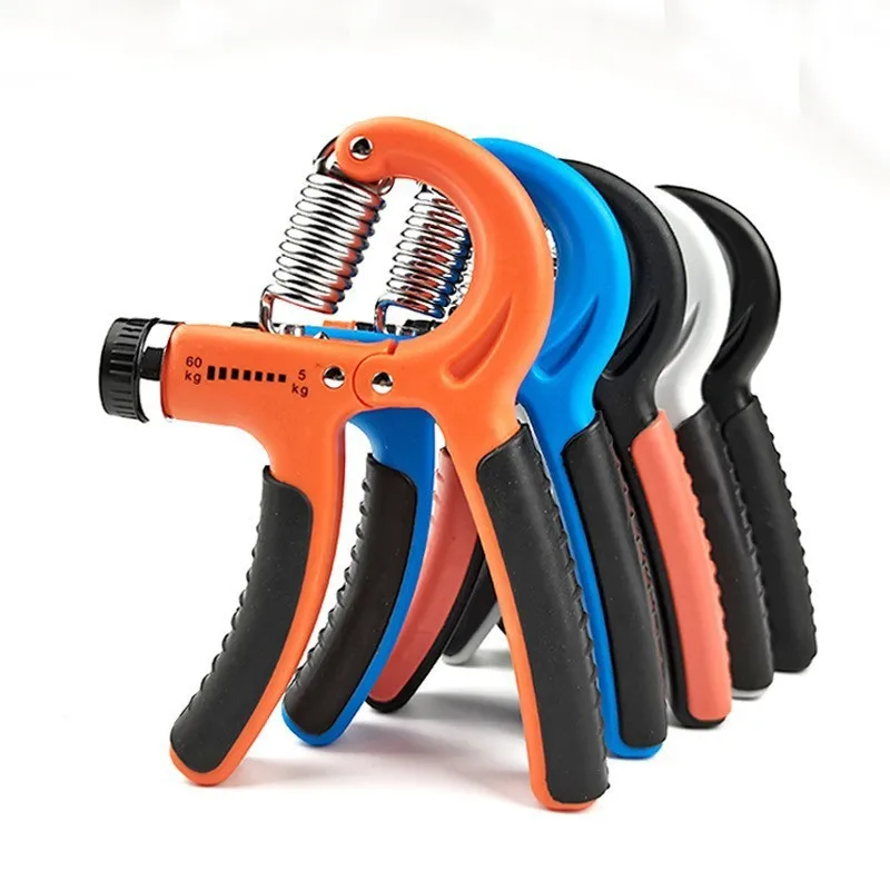 Adjustable Sports Hand Exerciser Gripper Custom Logo Strengthener Patient Muscle Building Injury Recovery Gym Fitness Training