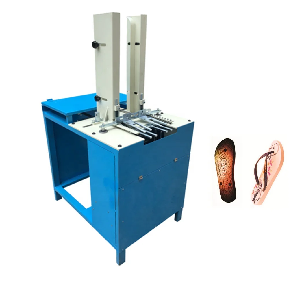 Factory Sales PVC EVA Rubber Flip Flop Strap Attaching Machine For Slipper Sandal Making Machine