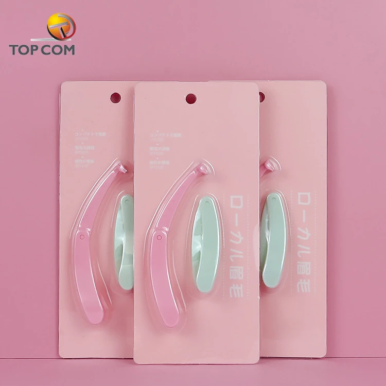 2023 2Pcs Set Stainless steel eyebrow trimmer razor for Women