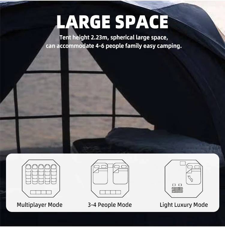 Camping Outdoor Waterproof  Starry Sky Tent Picnic Bubble Tent Outdoor Pavilion Tent With Window