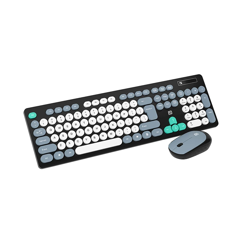 Wireless Keyboard and Mouse Combo Ultra Slim Silent Key Plug and Play USB Receiver 2.4G Wireless Keyboard and Mouse set