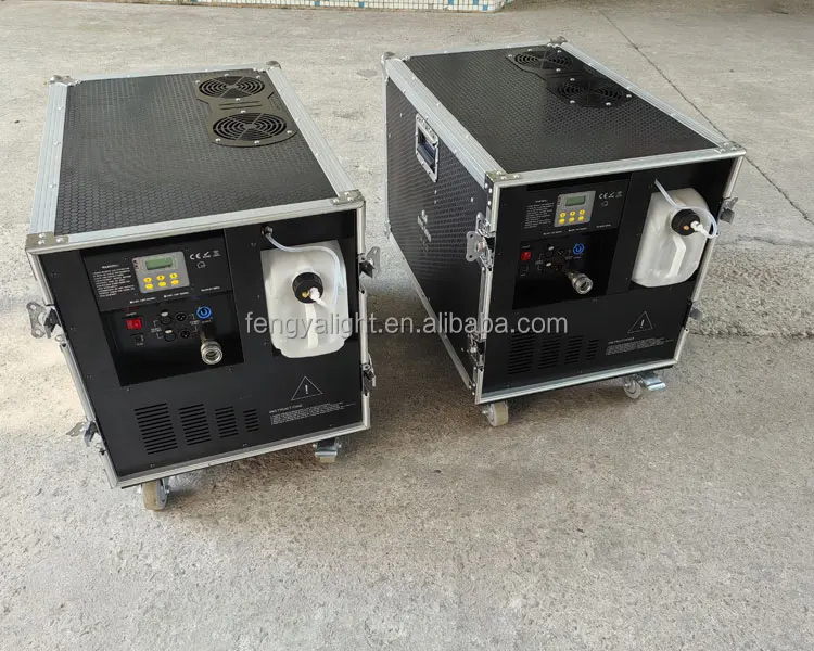concert mist  dmx control 3000w stage effect co2 low fog machine for wedding stage party