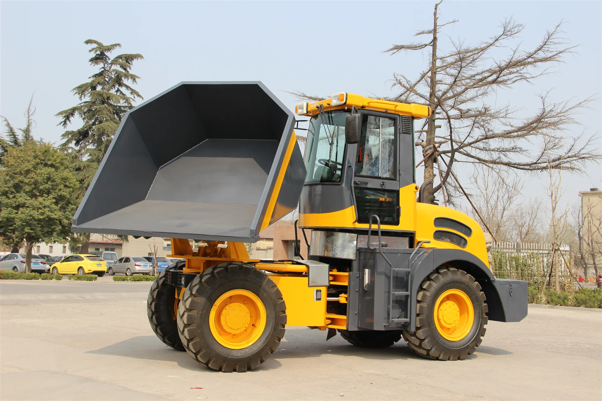 CE Front Tipping Type 6tons Mini Site Dumper Truck Mini Loader Dumper Compact Tipper Truck 6ton 6 Ton 6ton 10ton