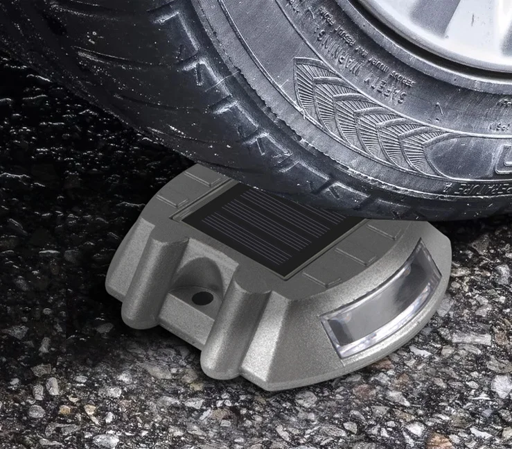 Waterproof Warning Step Lights Solar Road Stud Deck Dock Light Street Marker for Sidewalk