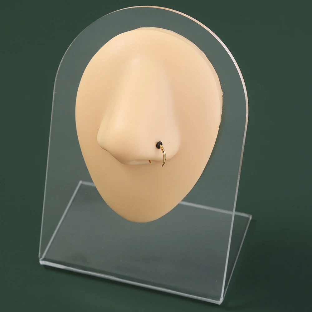 Personality Exaggeration Gold C Shape Body Piercing Jewelry Fashion Hip hop Nose Ring Body Jewelry