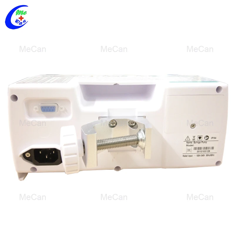 Portable medical syringe infusion pump for hospitals