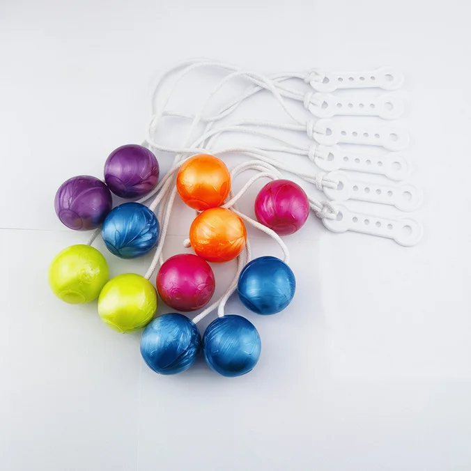 Popular colorful Light up Lato Lato Stress Relief Ball Toys Children Gifts Plastic Sound Noise Maker Clacker Toy Lato Balls