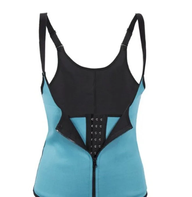 Factory Price Adjustable Women Body Girdle  zipper three-row buckle Waist Trainer Corset