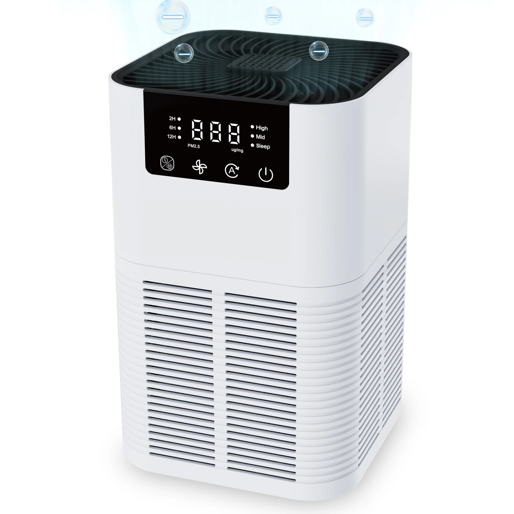 2024 Newest Model with Air Quality Sensor Air Fresher Dust Odor Removal Room Home Air Sterilizer