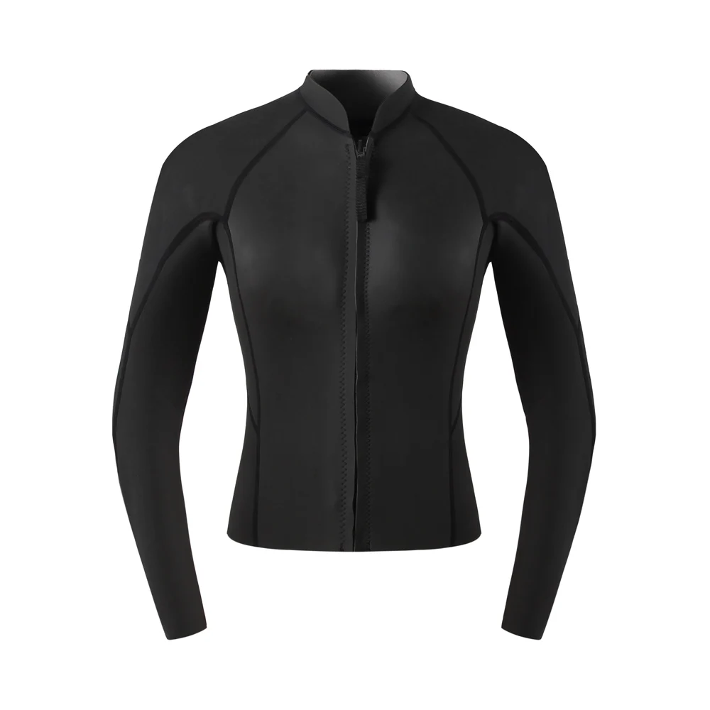 Wetsuit Jacket Women 3mm Premium Neoprene Wetsuit Top thin wetsuits