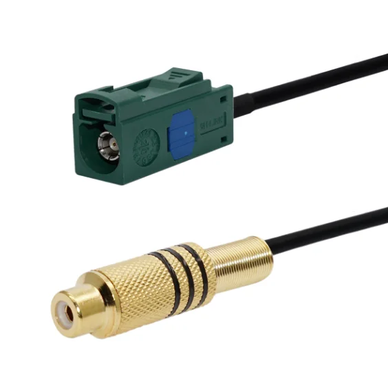 FAKRA SMA A B C D E F G H Z connectors MALE/FEMALE CONNECTOR RG58 FAKRA C Female with RG174 cable FAKRA B Female