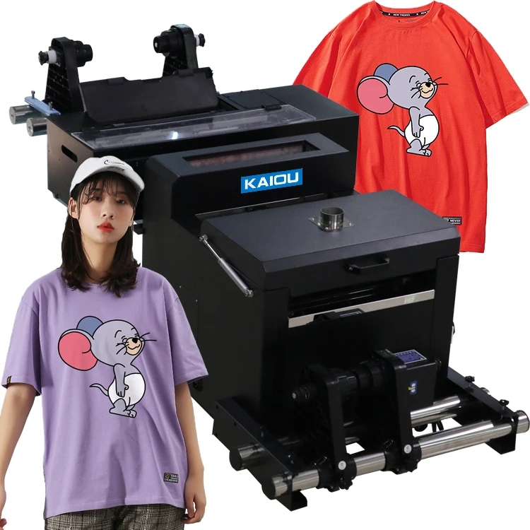 Kaiou Factory Promotion High Quality Pet Film Kaiou A3 Simple Head L1800 dtf printer 1800 T-Shirt Printing