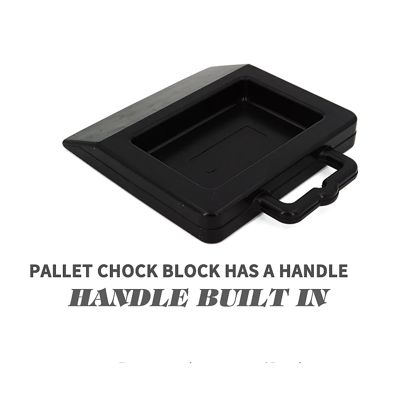 Pallet Jack Wheel Chock Pallet Truck Stop Rubber Heavy Duty Stopper with Base