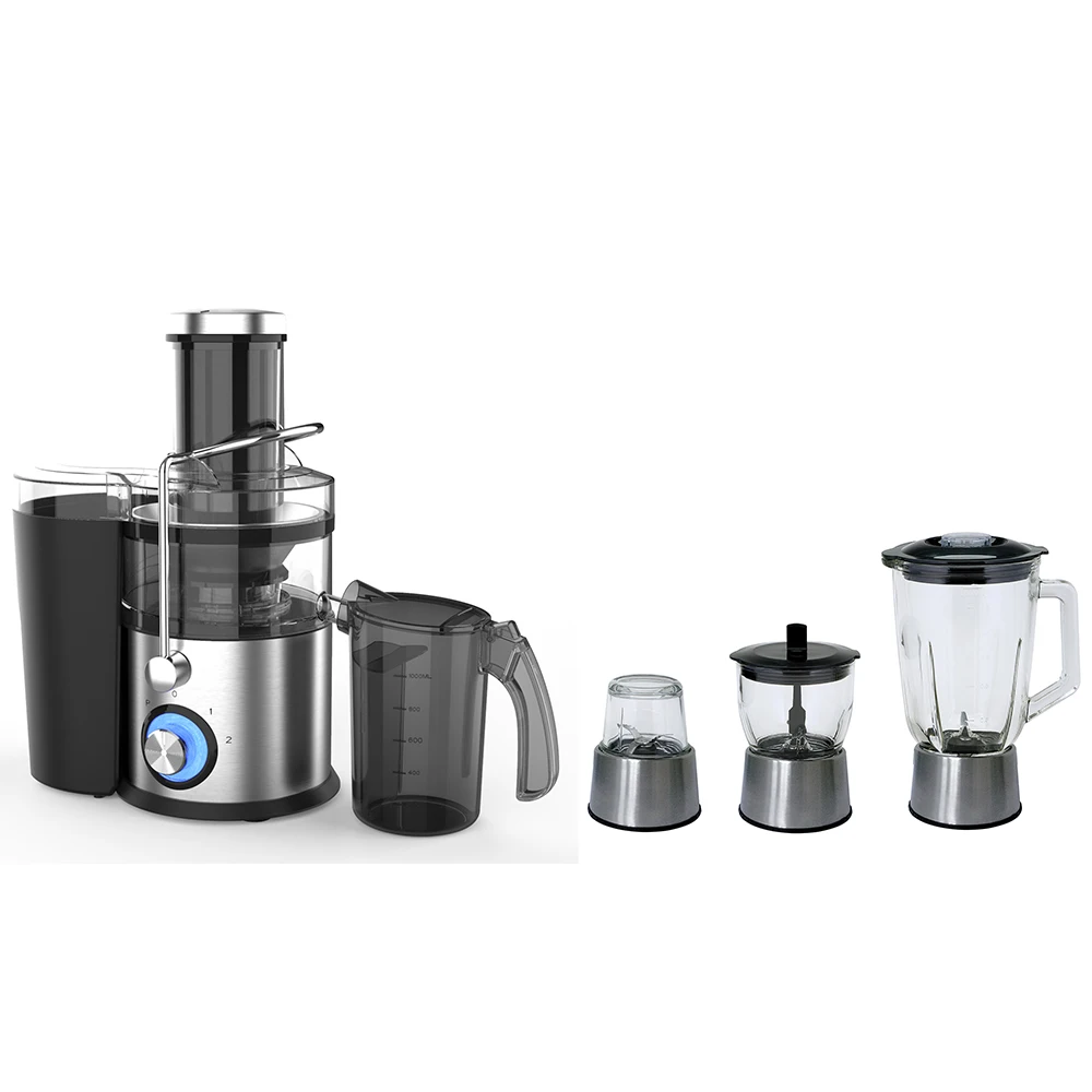 CAFULONG Home Appliances Kitchen Electric Stainless Steel Housing 85mm Feed Tube Juicer Professional Juicer Extractor Machine