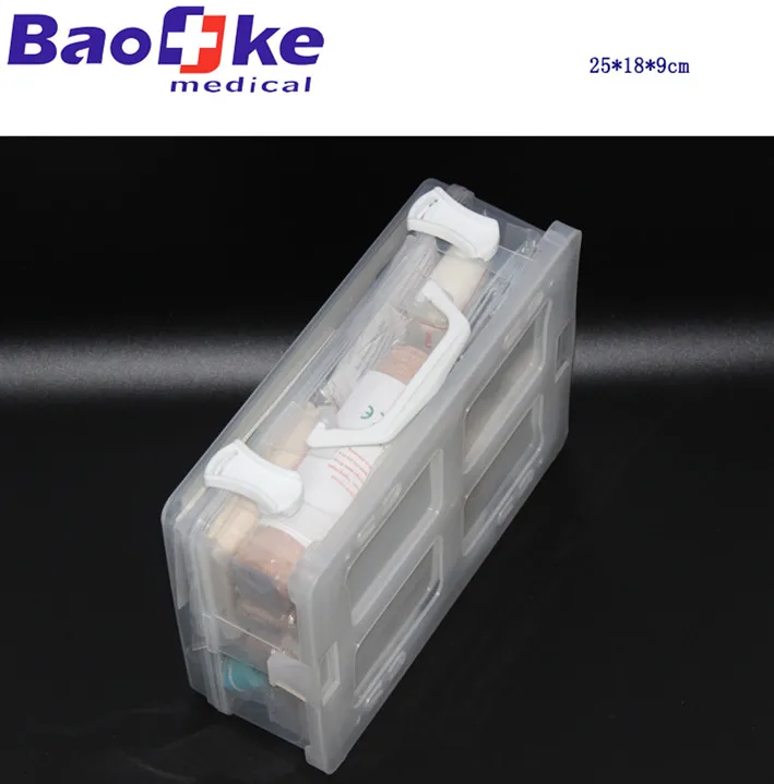 Portable First Aid Kit PP Box, Auto Emergency&Trauma Nursing Plastic Case, Car Medical Chest, Handy Vehicle IFAK