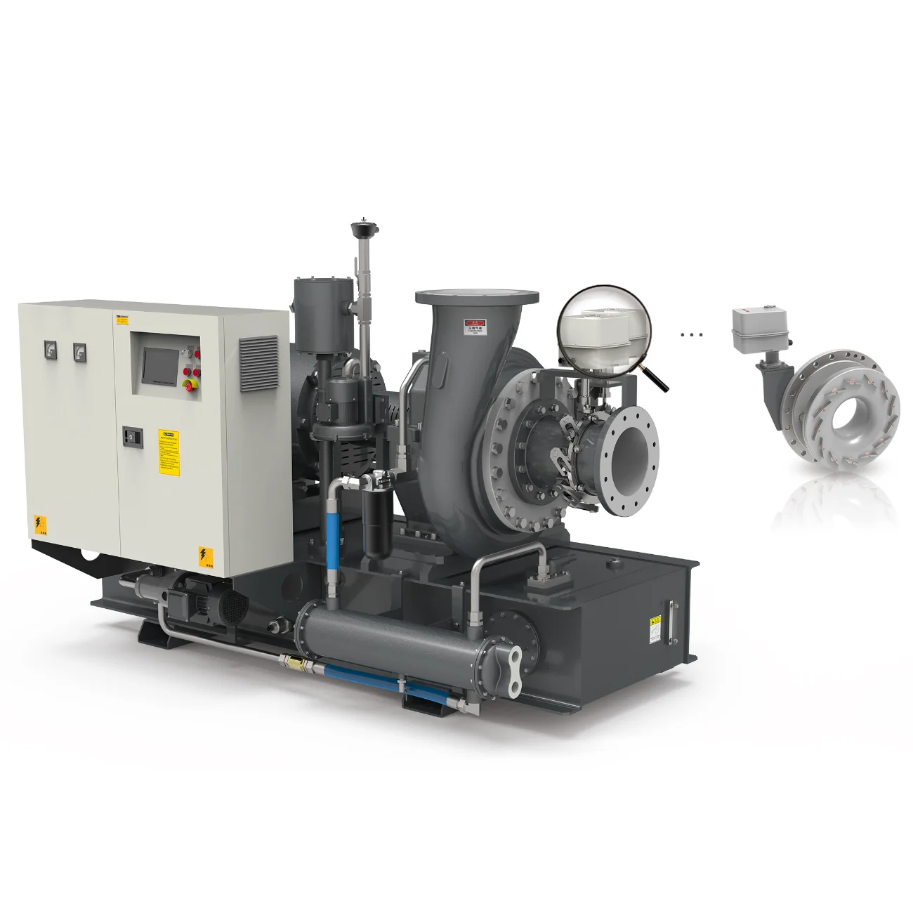 High Flow high pressure Industrial Centrifugal Air Compressor for carbon monoxide chlorine nitrogen oxides