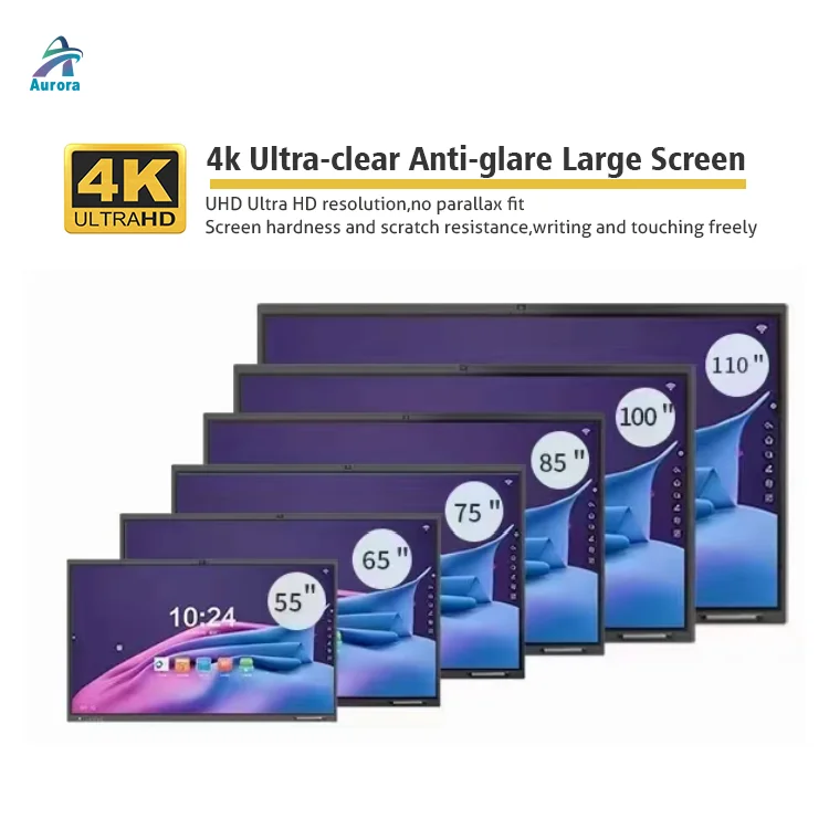 65 75 86 100 inch smart board price multi led touch screen smart tv white board whiteboard marker interactive boards for schools