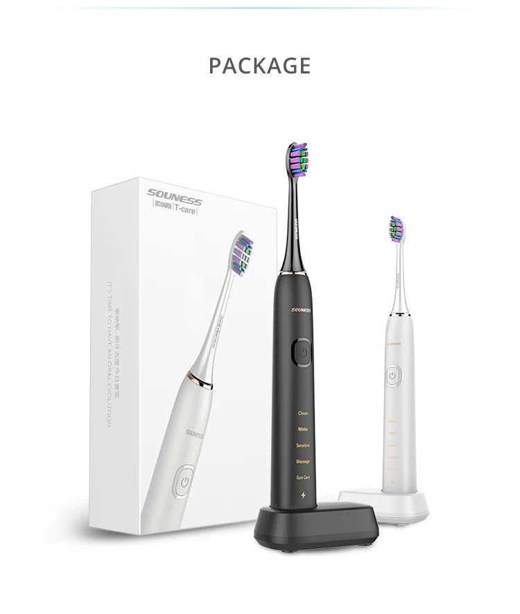 Baolijie Wholesale Bulk Souple Adulte Rechargeable Sonica Electric Rechargeable Toothbrush